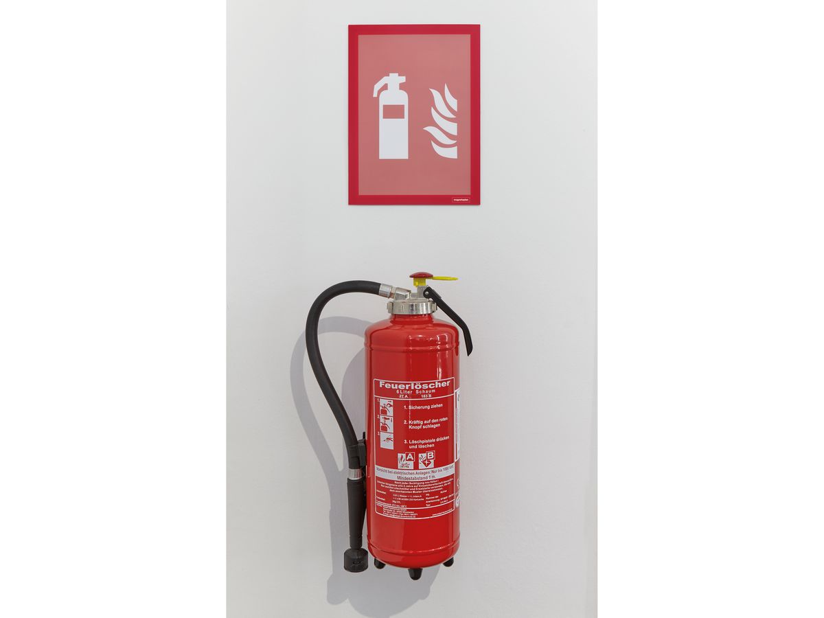 MAGNETOPLAN Magnetrahmen A4 1131906 selbstklebend, rot 2 Stk. (4013695064970)