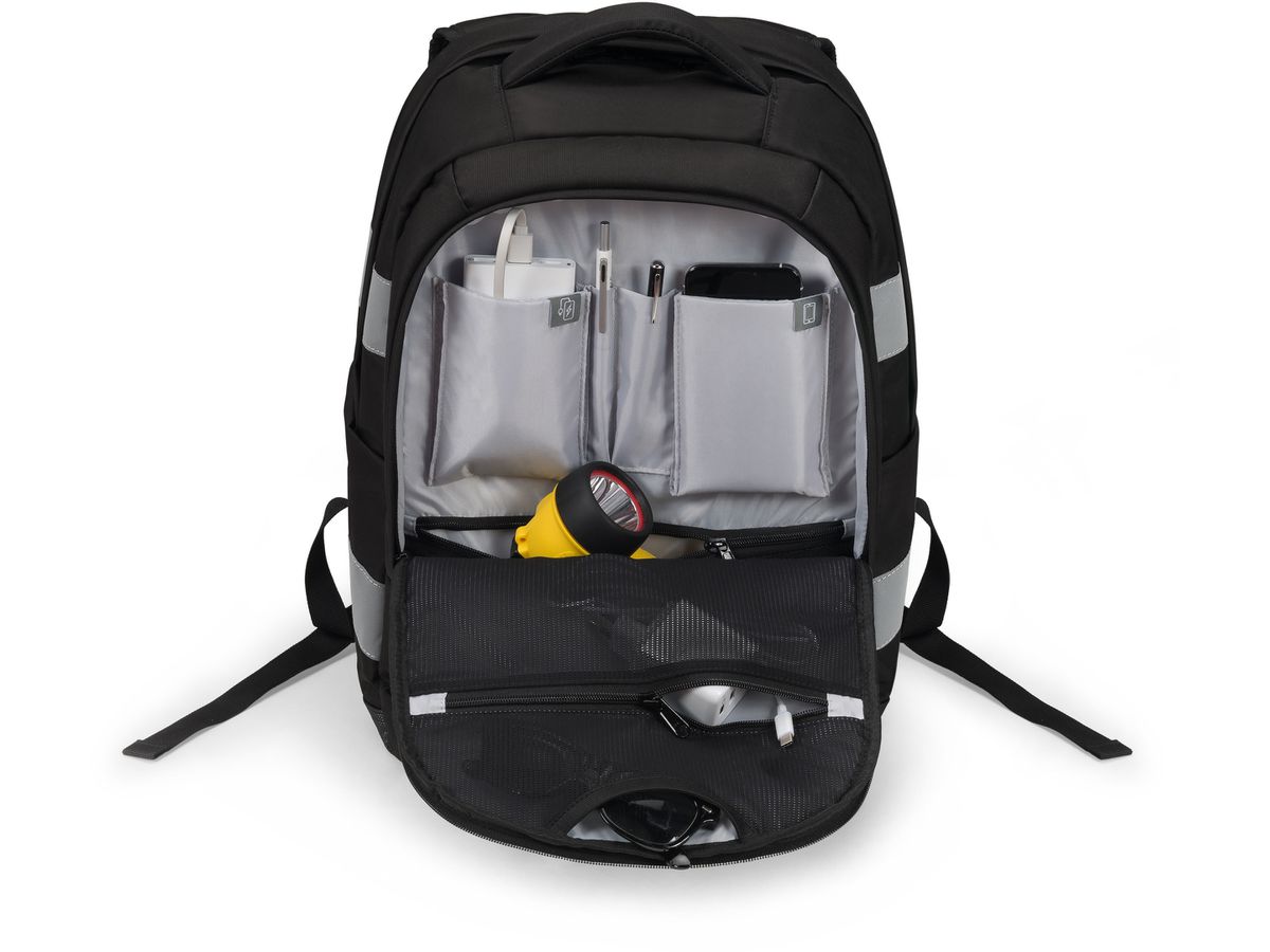 DICOTA Backpack REFLECTIVE 25 litre P20471-03 black (7640186417570)