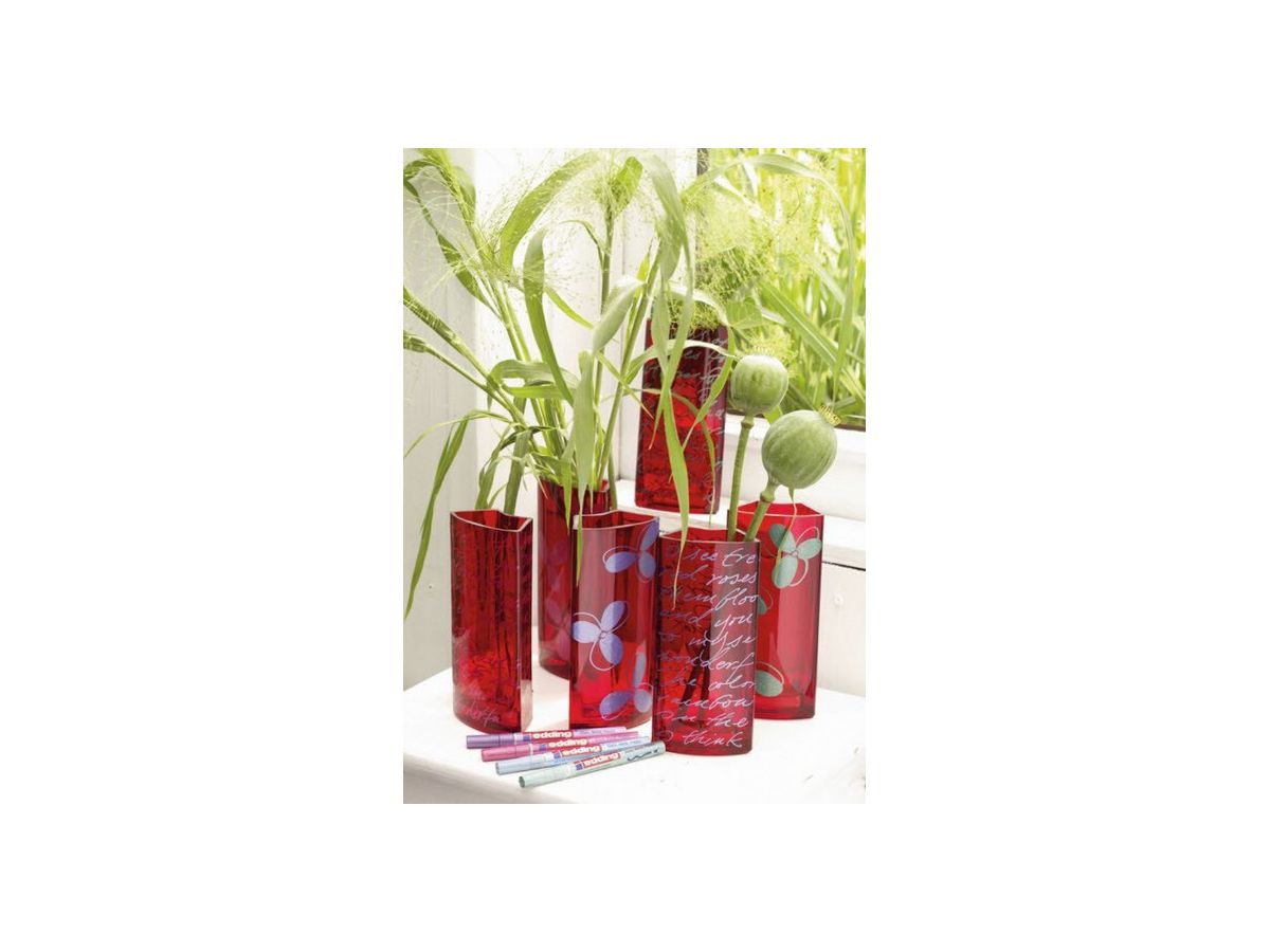 EDDING Paintmarker 751 CREA 1-2mm 751-2 CREA rot (4004764953394)