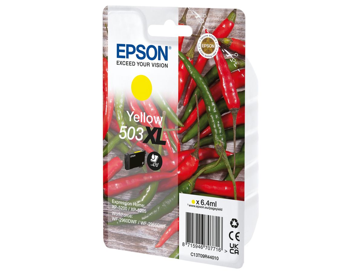 EPSON Cart. d'inch. 503XL yellow T09R44010 WF-2960/65 470 pagine (8715946707716)