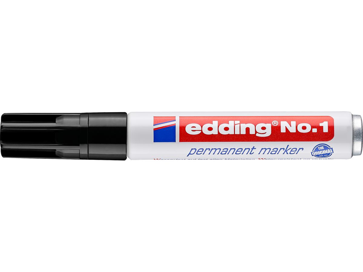 EDDING Permanent Marker No. 1 1-5mm 1-1 nero (4004764000517)