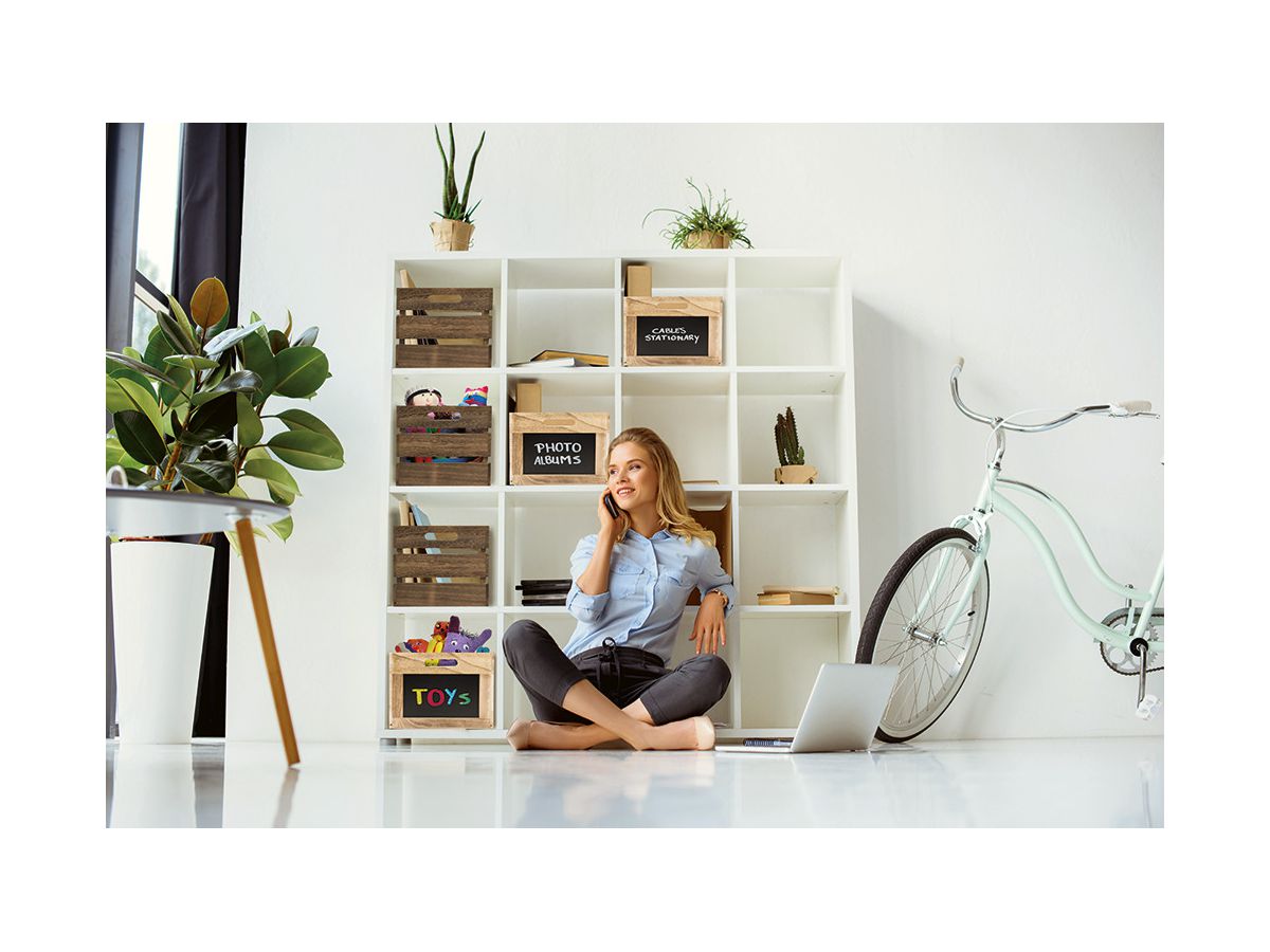 SECURIT Tableau Craie TABLECADDY CR-CB brun 21x35x28.3cm (8719075285527)