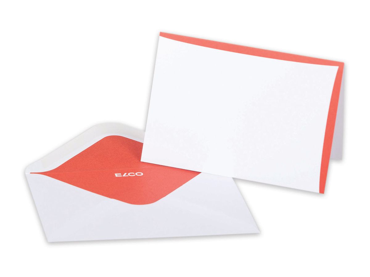 ELCO Couverts/Karten Prestige C7/A7 71714.12 2x7 pezzi rosso (7611722020035)