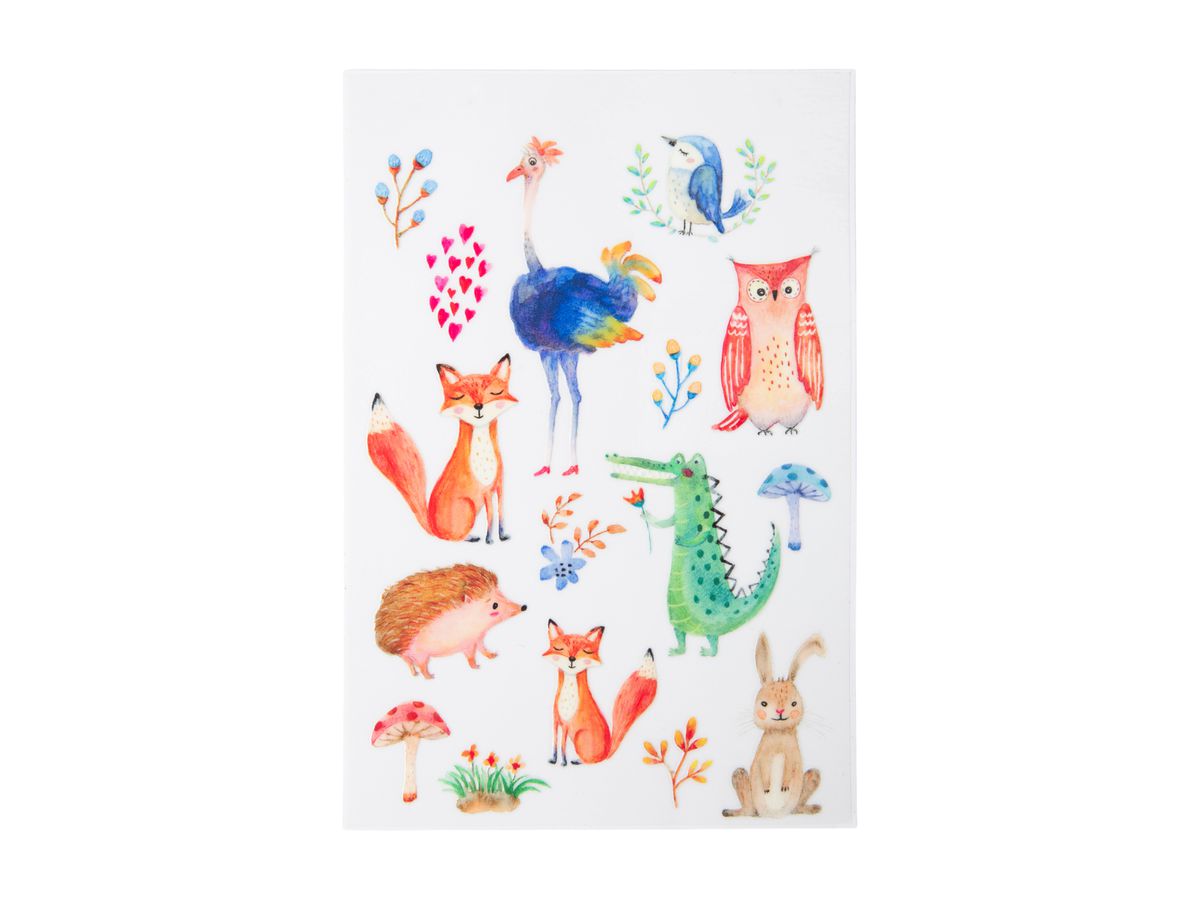 I AM CREATIVE Rub on Sticker 12x17.7cm 4010.64 Zoo (7611983265619)