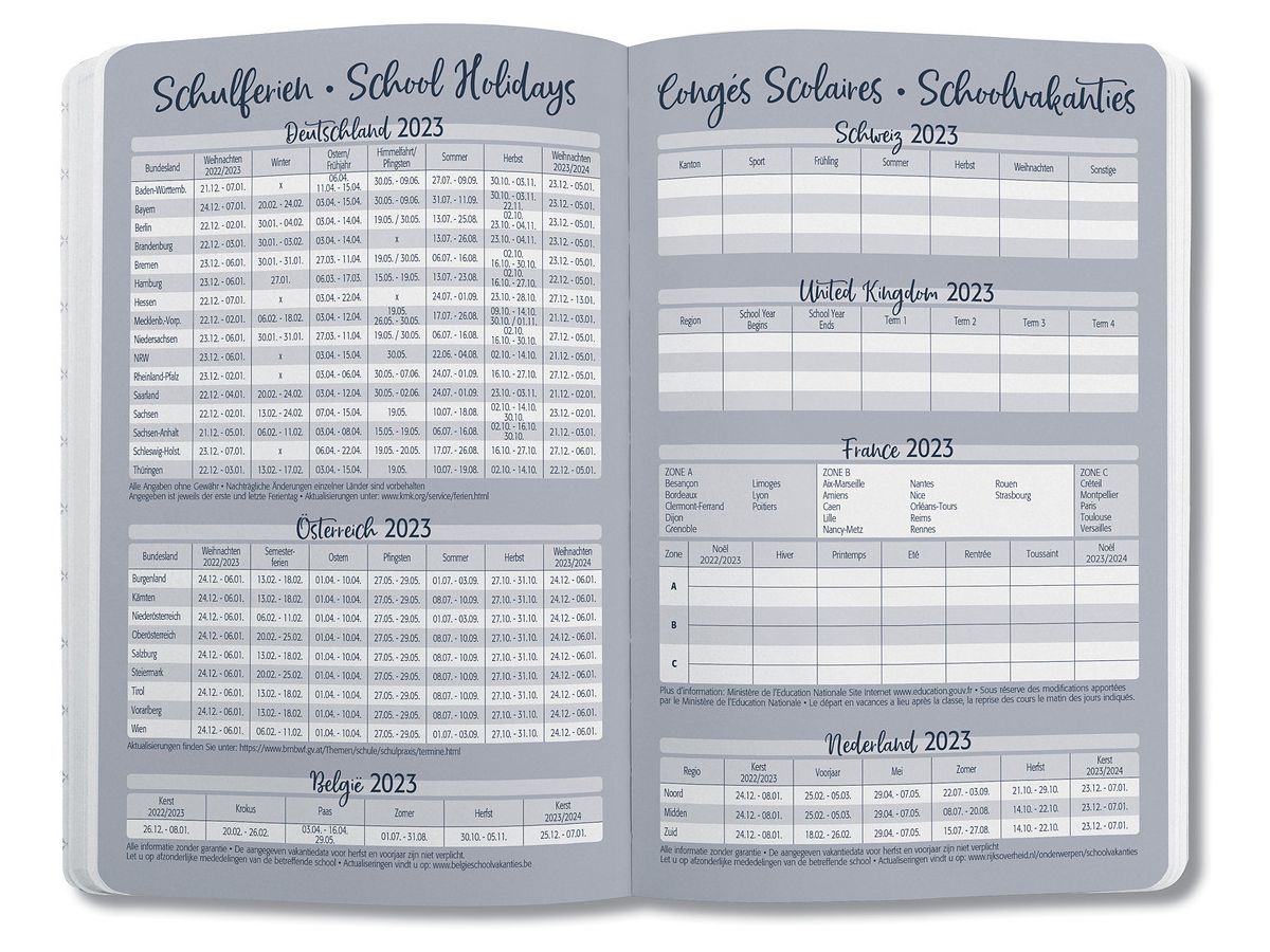 JOLIE Agenda Flair 2026 J6102 1S/2P aqua green ML A6 (4004360776373)