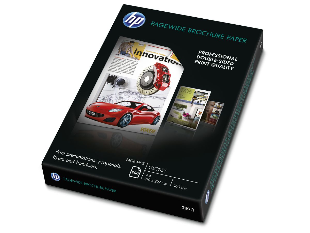 HP PageWide Paper 200 fogli Z7S67A Glossy A4 FSC 160g (0190780901908)