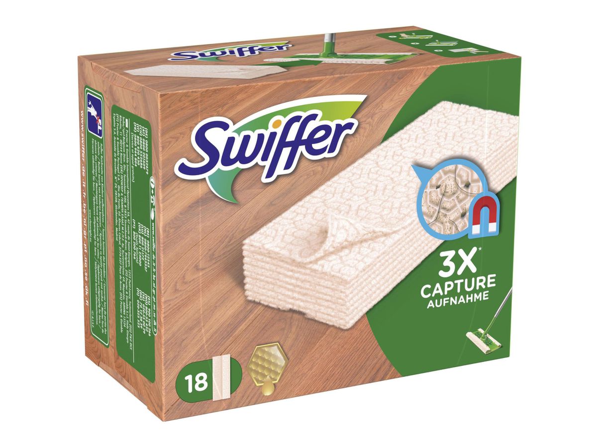 SWIFFER Wischtuch Holz & Parkett 5413149232754 18 Stück (5413149232754)