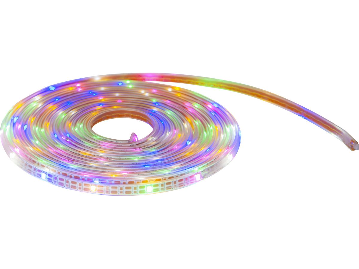 STAR TRADING Bande LED solaire LED 5m 12.482-02 multicolore (7391482063892)