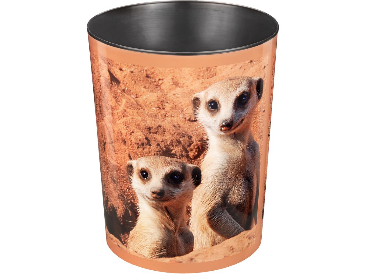 LÄUFER Papierkorb 26574 Erdmännchen 13lt (4006677265748)