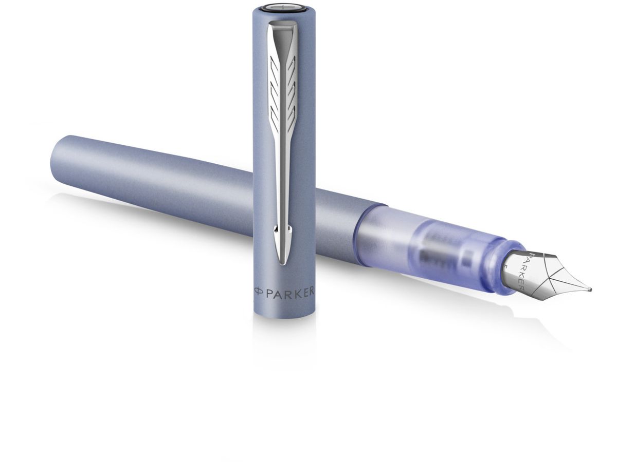PARKER Füllfederhalter M 2159745 VECTOR XL Silver-Blue (3026981597459)
