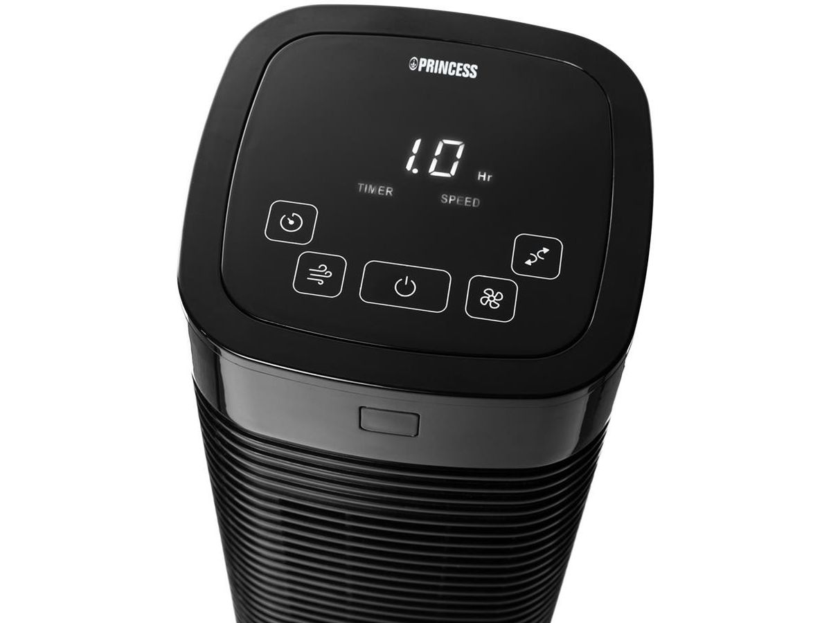 PRINCESS Ventilatore a piantana 80cm 350001.01.1 nero (8713016082039)