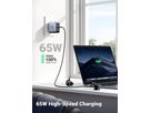 UGREEN Worldwide Travel Fastcharger 90409 65W,USB-A,2x USB-C,GaN Tech (6957303894093)