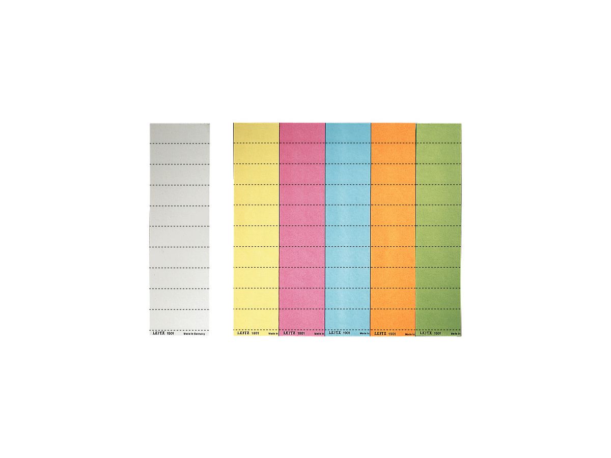 LEITZ Etichette cartelle sos.60x21mm 19010001 bianco 100 pezzi (4002432303267)