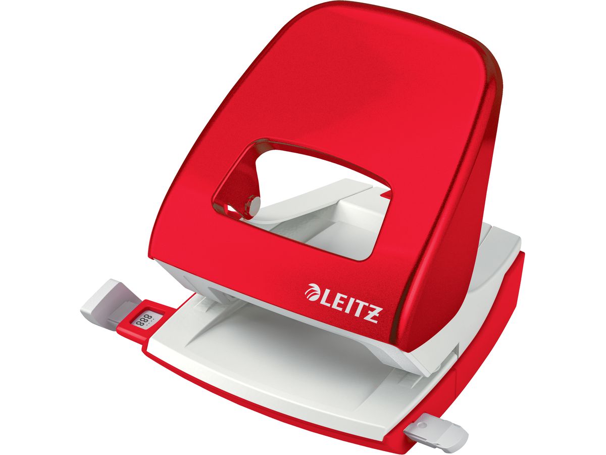 LEITZ Bürolocher NeXXt WOW 5060 5060-10-26 rot 10 Blatt (4002432135165)