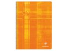 CLAIREFONTAINE Carnet spirale ass. A4 8352 5mm, quadrillé 90 feuilles (3329680835205)