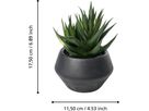 EGLO Plante artificielle 17.5cm 428491 vert, en pot (9008606367900)
