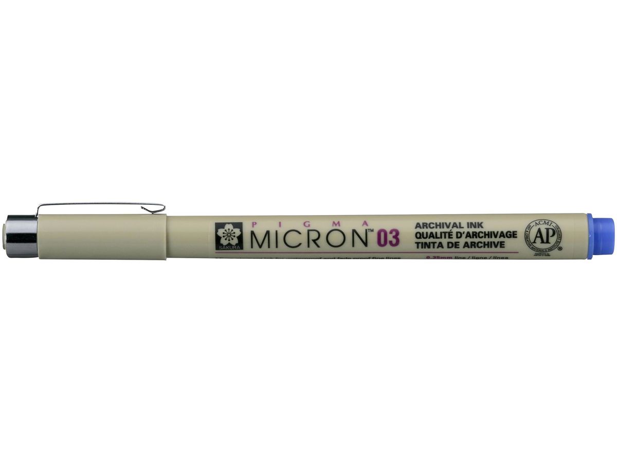SAKURA Fineliner Pigma Micron 0,35mm XSDK0336 blau (0084511306394)