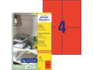 AVERY ZWECKFORM Etichette 105x148mm 3456 rosso 400 pezzi (4004182034569)