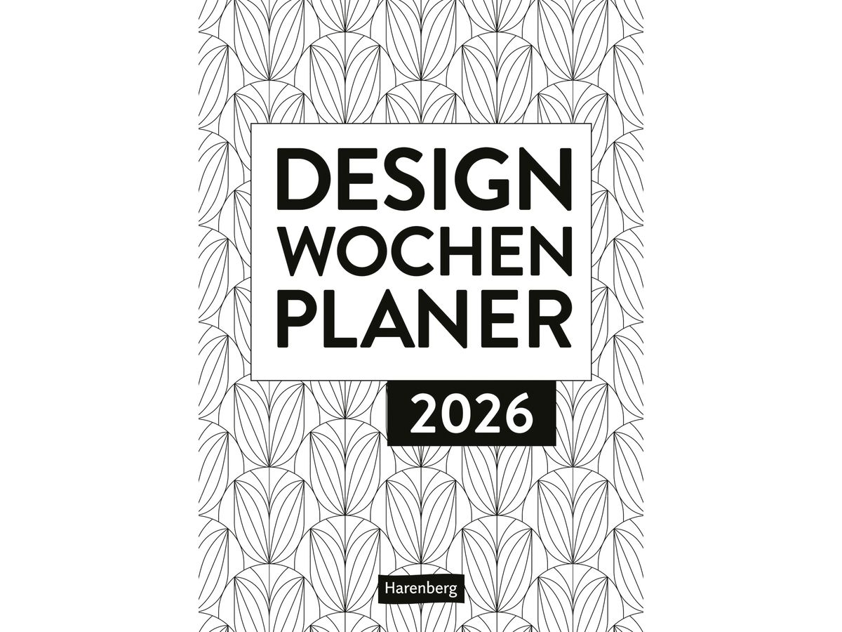 HARENBERG Wochenplaner 2026 3310208+26 Design 25x35.5cm (9783840037672)