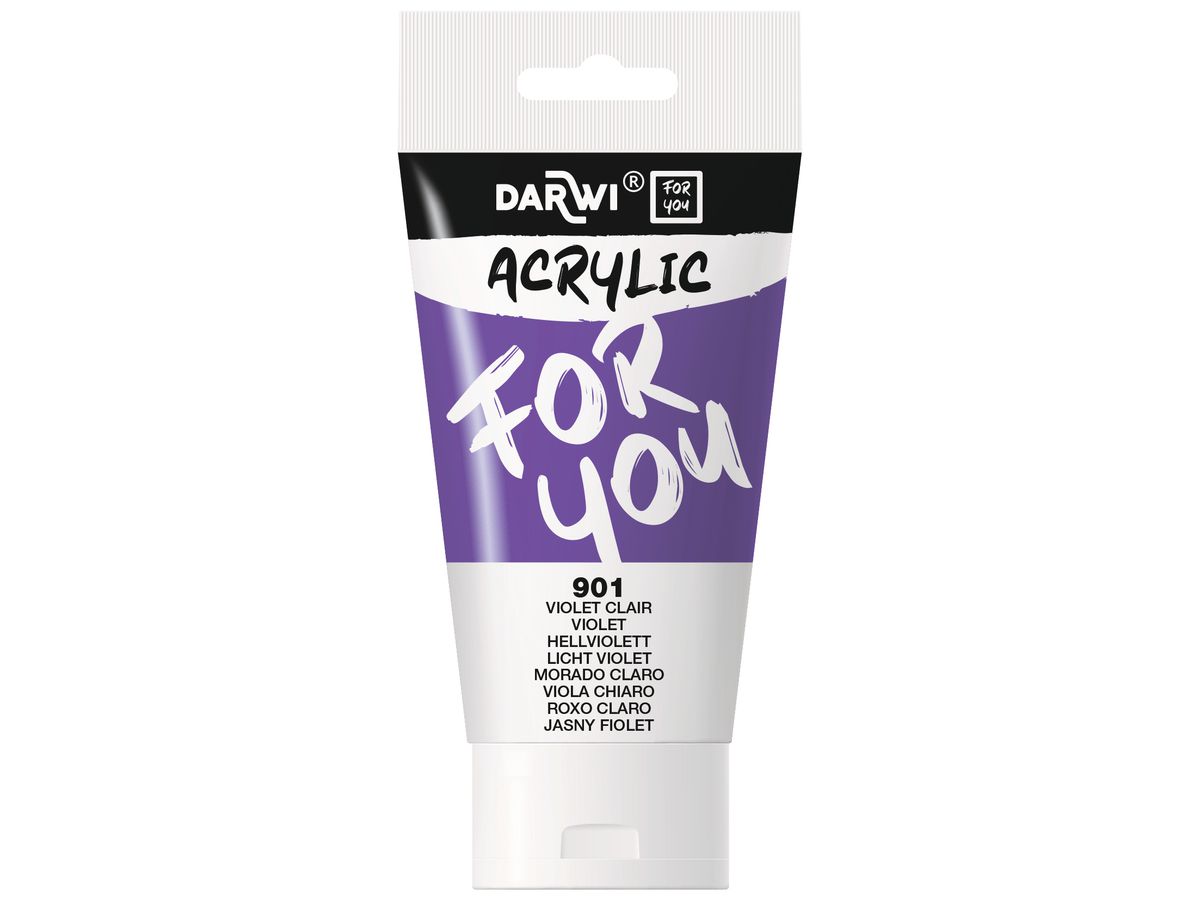 DARWI Peinture acrylique 75ml DF5150075901C Violet clair (5411711463629)