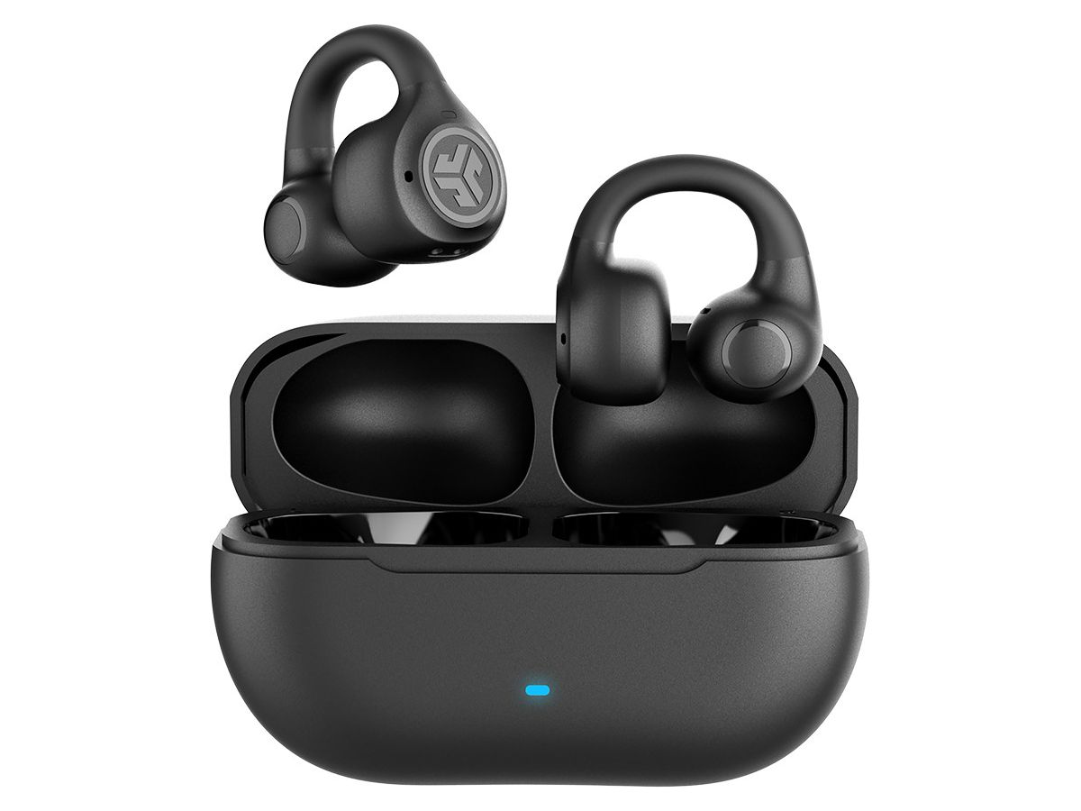 JLAB Flex Open Air Clip Earbuds IEUEBFLEXRBLK124 True Wireless, Black (0810119071835)