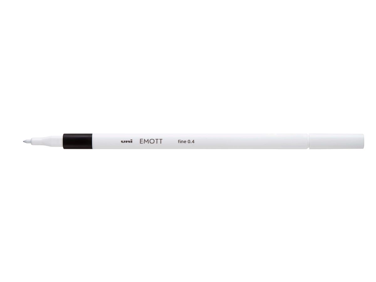 UNI-BALL Fineliner Emott 0.4mm PEM-SY_21_BLACK schwarz (4902778241257)