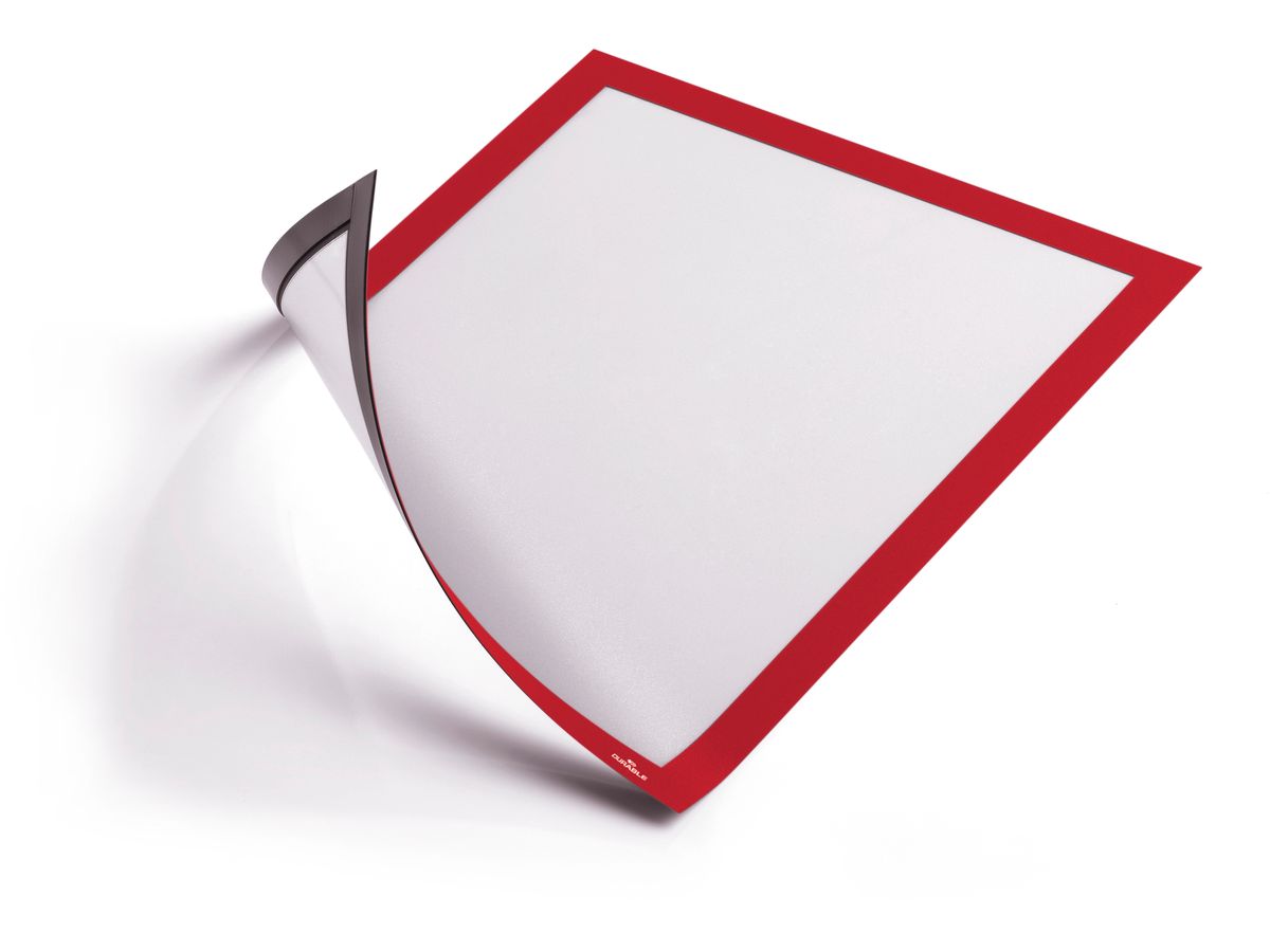 DURABLE Magnetic Duraframe A4 486903 rouge 5 pcs. (4005546405674)