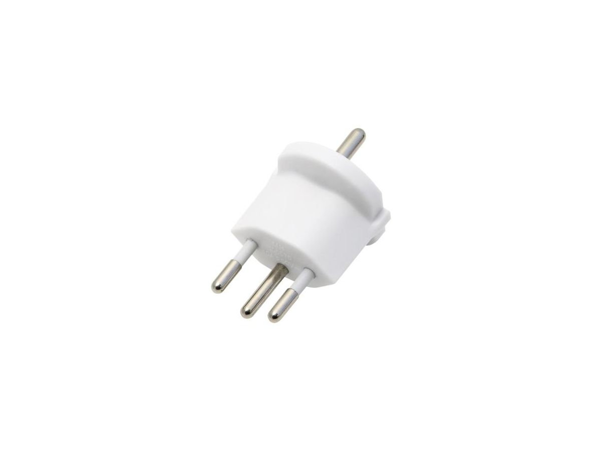 S-ELECTRO Fix-Adapter SchuKo-CH 4.107439 weiss, 3-polig (7610896149153)