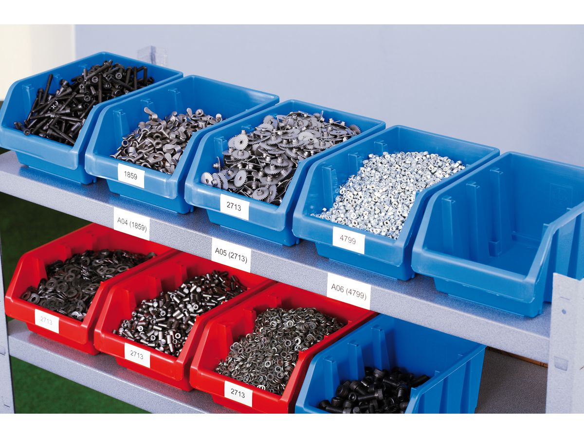 HERMA Etiketten PREMIUM 25.4x10mm 4333 weiss,perm. 4725 St./25 Bl. (4008705043335)