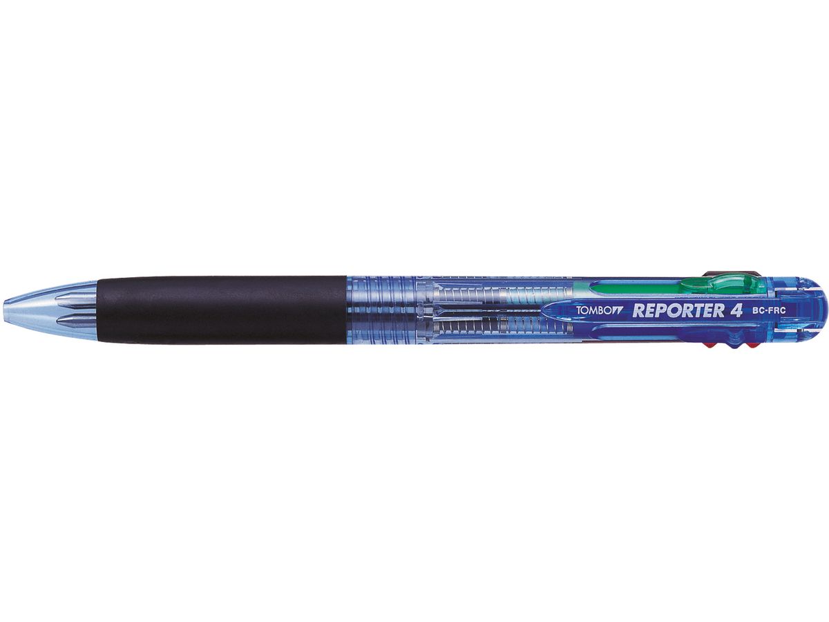 TOMBOW Penna sfera 4 colori BC-FRC40 Reporter, translucent blue (4901991635300)