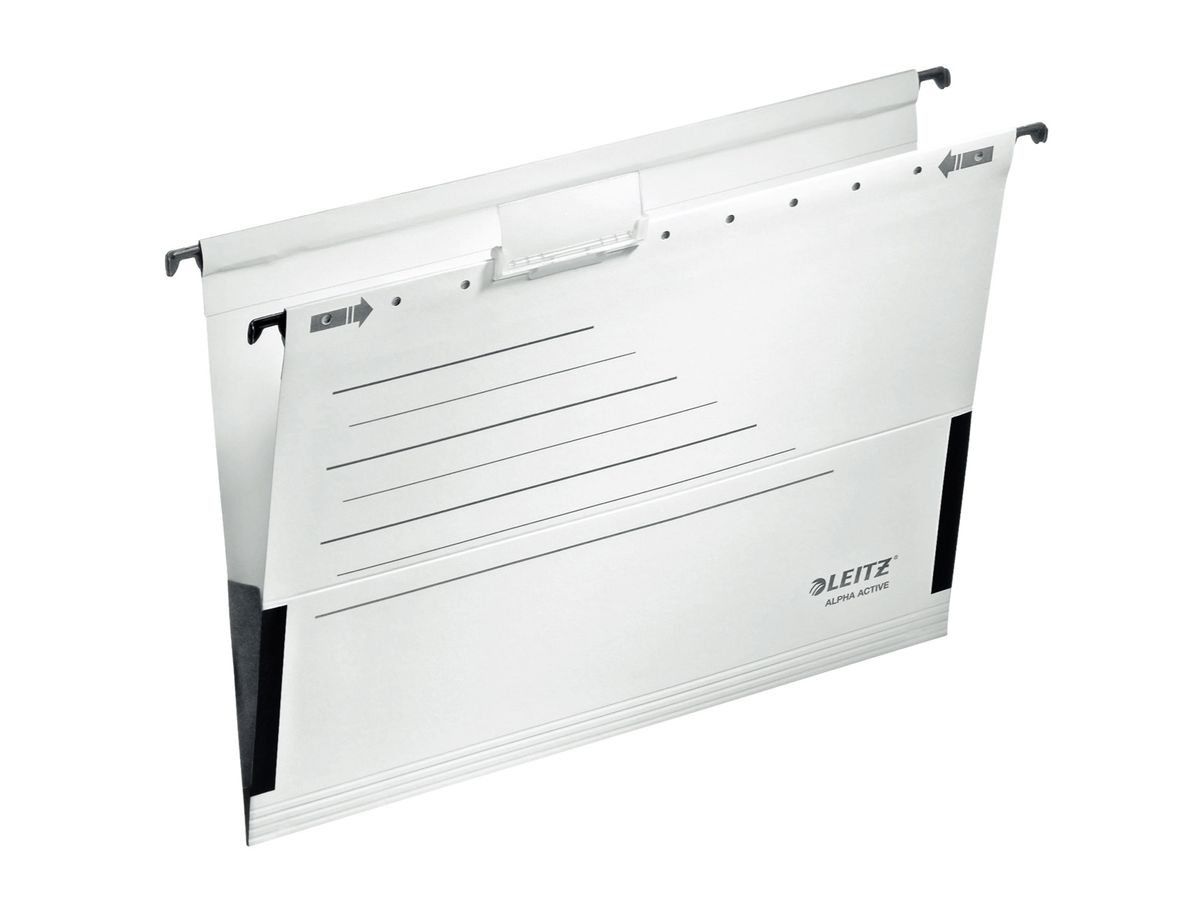 LEITZ Hängemappe Alpha A4 19263001 weiss 5 Stück (4002432392070)