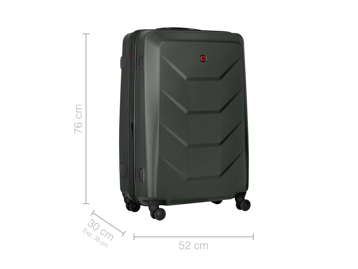 WENGER Prymo Large 93l 653637 Hardside Case anthracite (7611160299901)