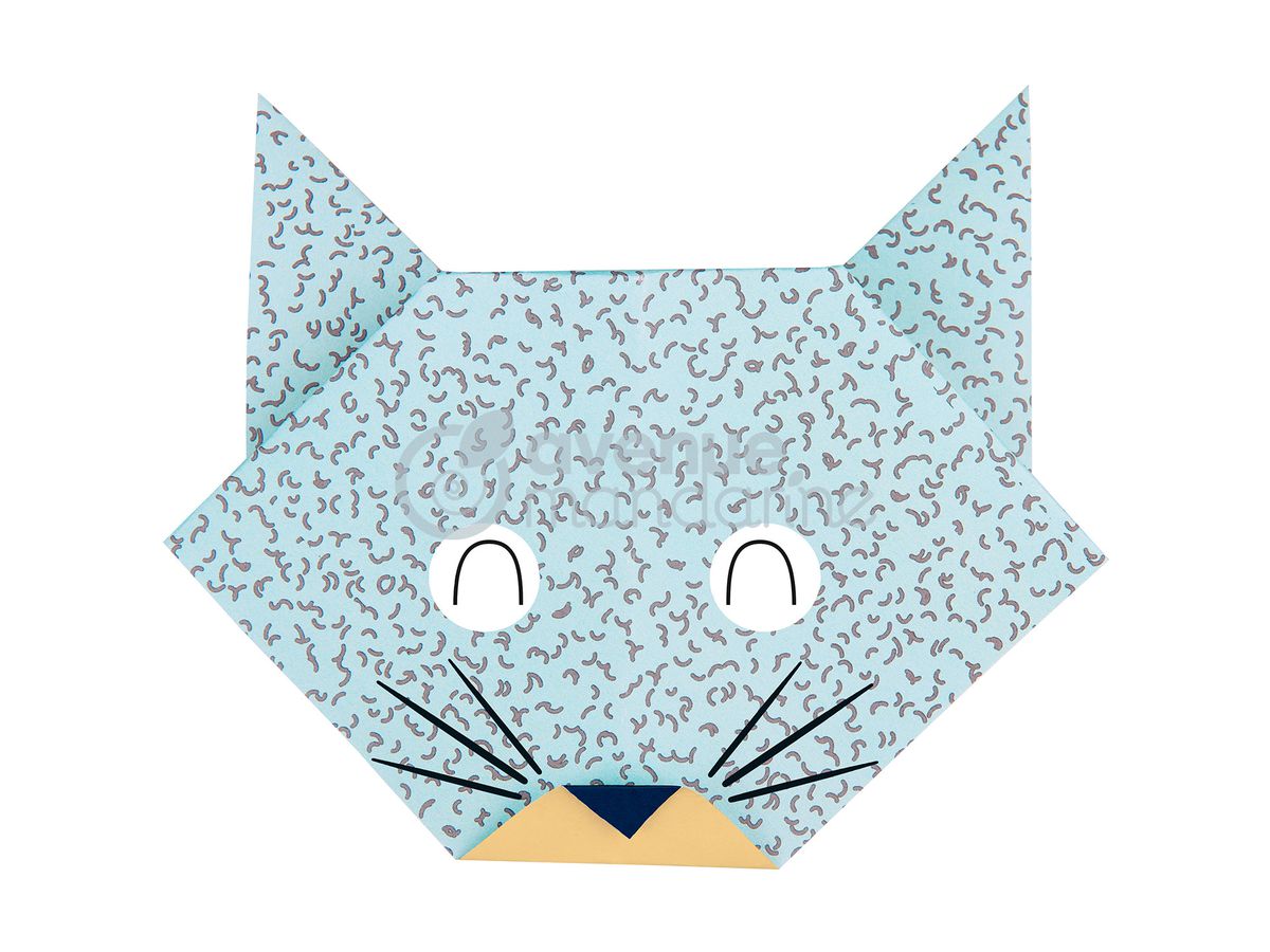 MANDARINE Fogli Origami 20x20cm OR513C Pelliccia 70g 60 fogli (3609510575137)