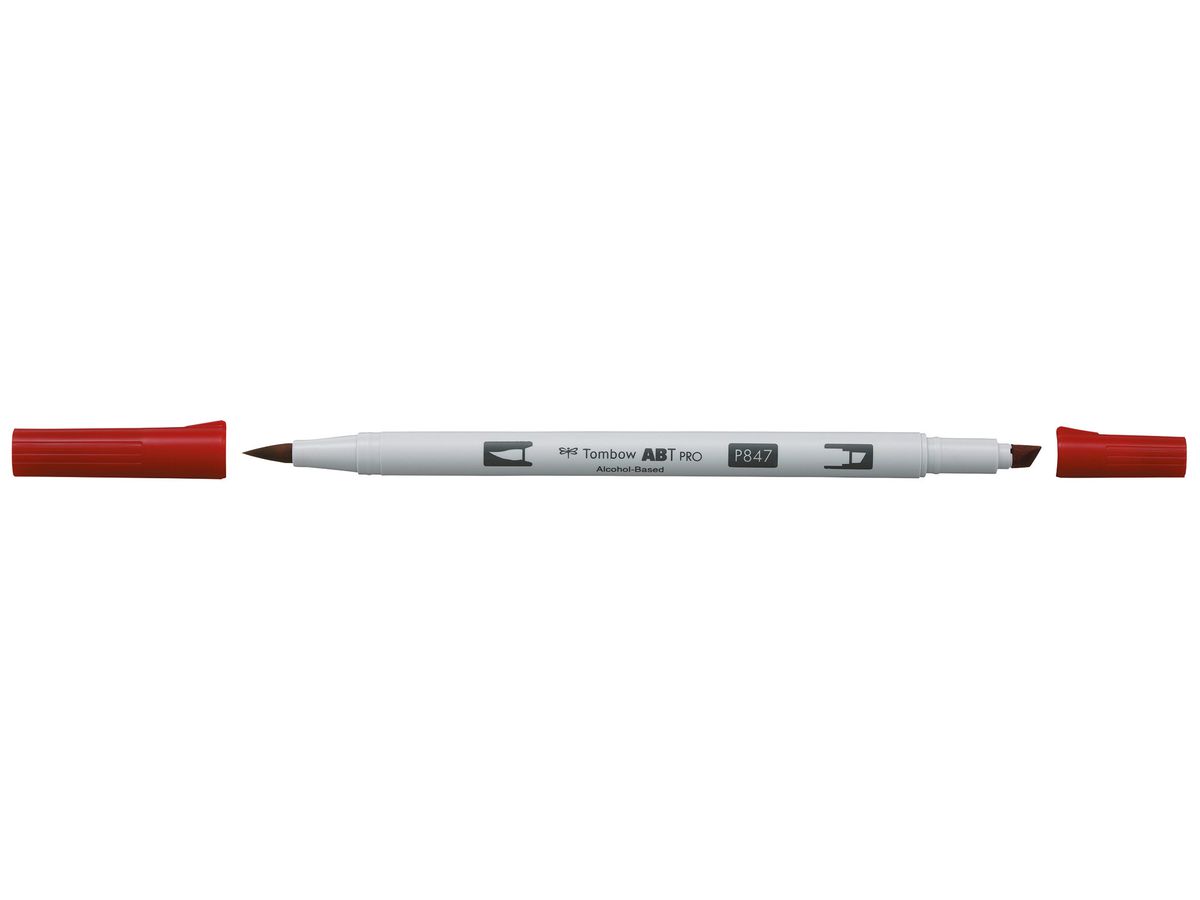 TOMBOW Dual Brush Pen ABT PRO ABTP-847 crimson (4901991648713)