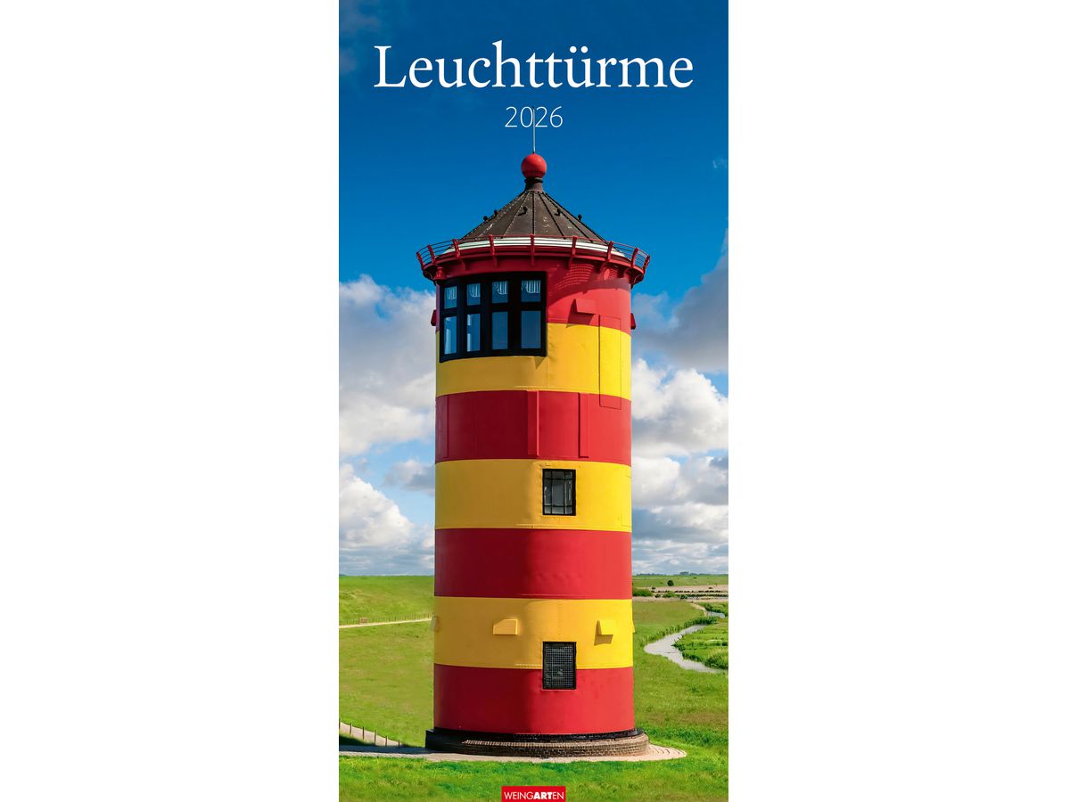 WEINGARTEN Bildkalender 2026 3150600+26 Leuchttürme DE 33x68cm (9783839902196)