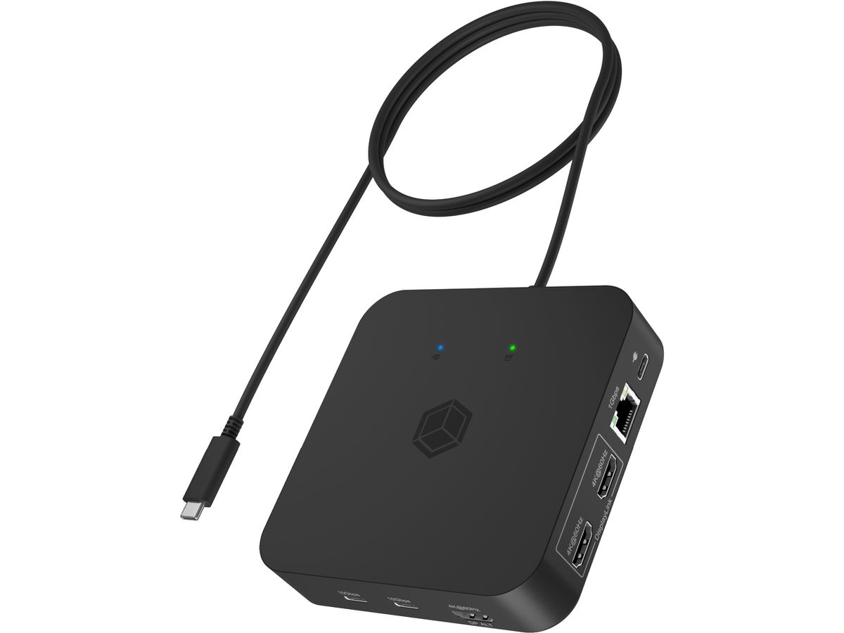 ICY BOX Mobile Dockingstation 12in1 IB-DK4090-C 3xHDMI,2x USB-C 3.2G2,4x USB-A (4250078174318)