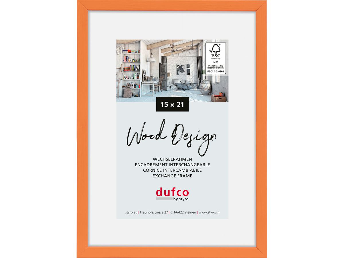 DUFCO Bilderrahmen Hay 15x21cm 1610.81102 orange (7612176094702)