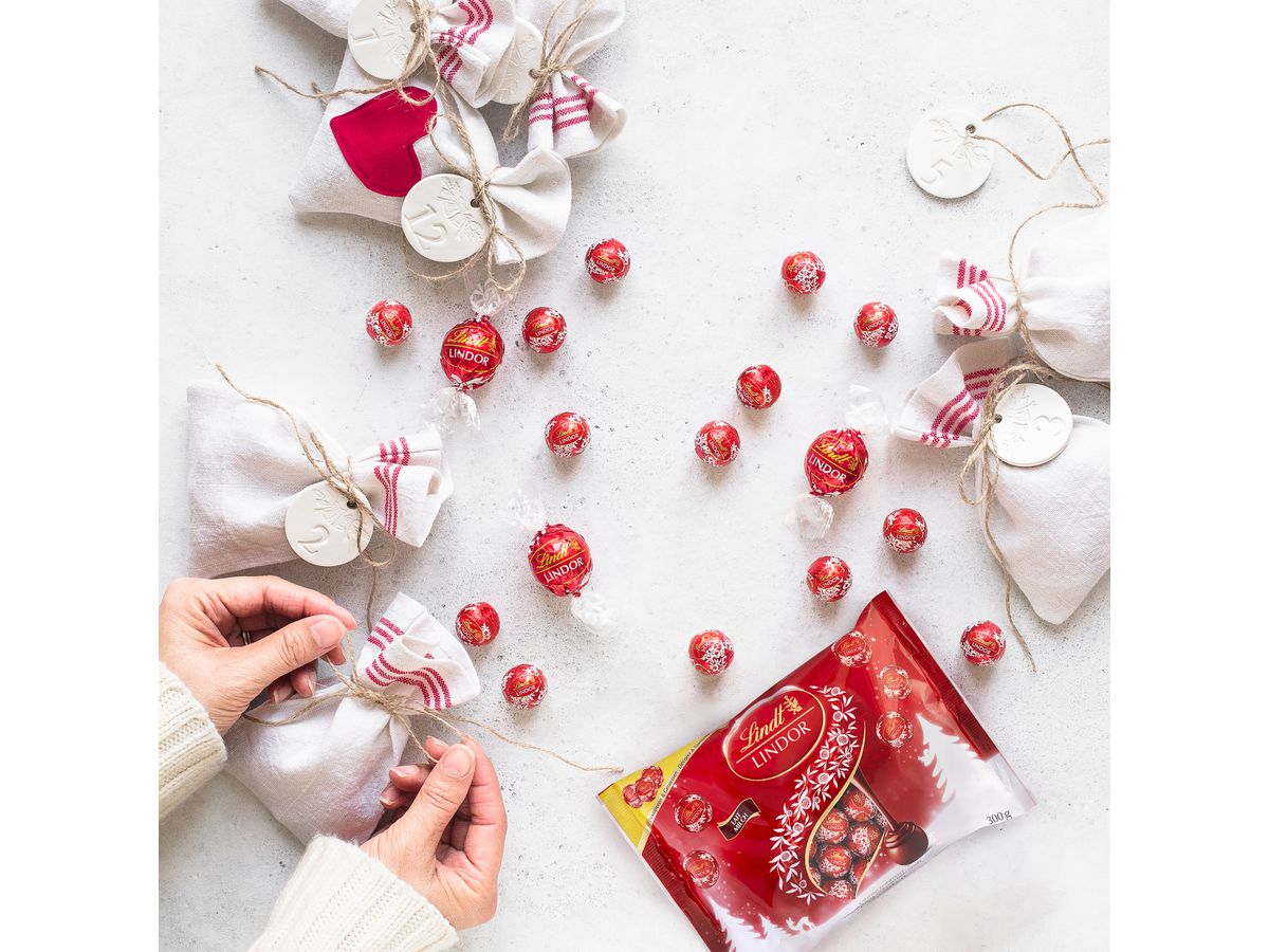 LINDT Lindor Mini Palloni 676429 Latte 300g (4000539764288)