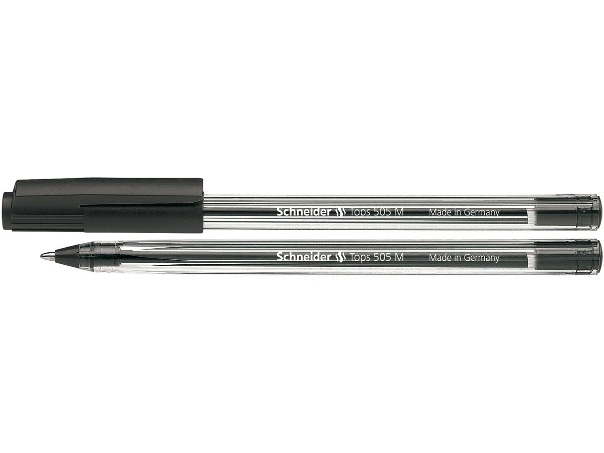 SCHNEIDER Stylo à bille TOPS M 150801 noir (4004675004581)