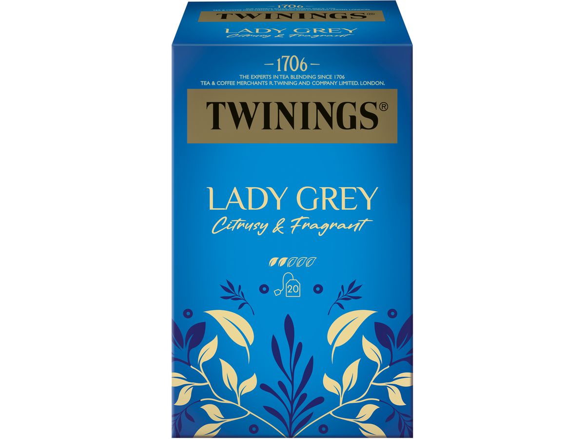 TWININGS Lady Grey 100018060 Borse 2g, 20 pz. (0070177234386)