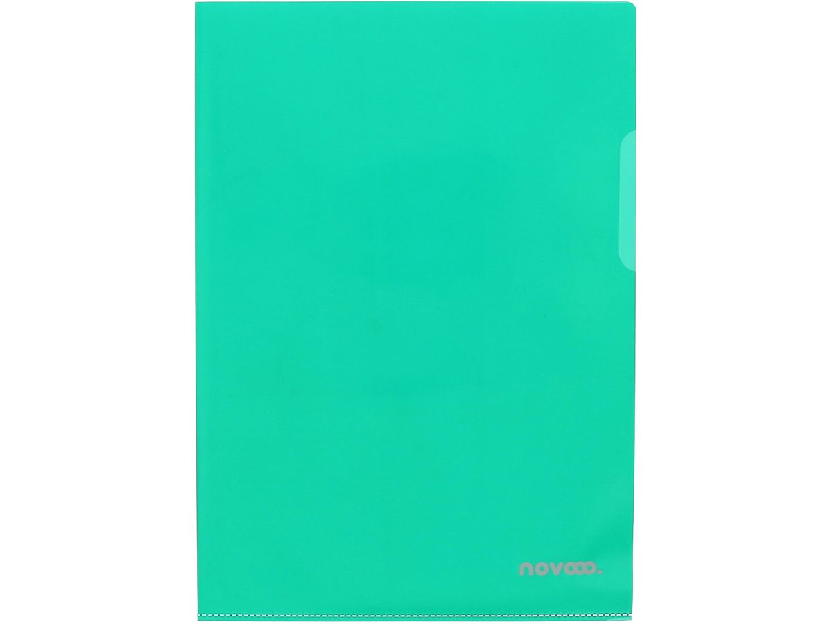NOVOOO Pro Sichtmappen 140my A4 400197669 grün glatt 10 Stück (9010729003504)