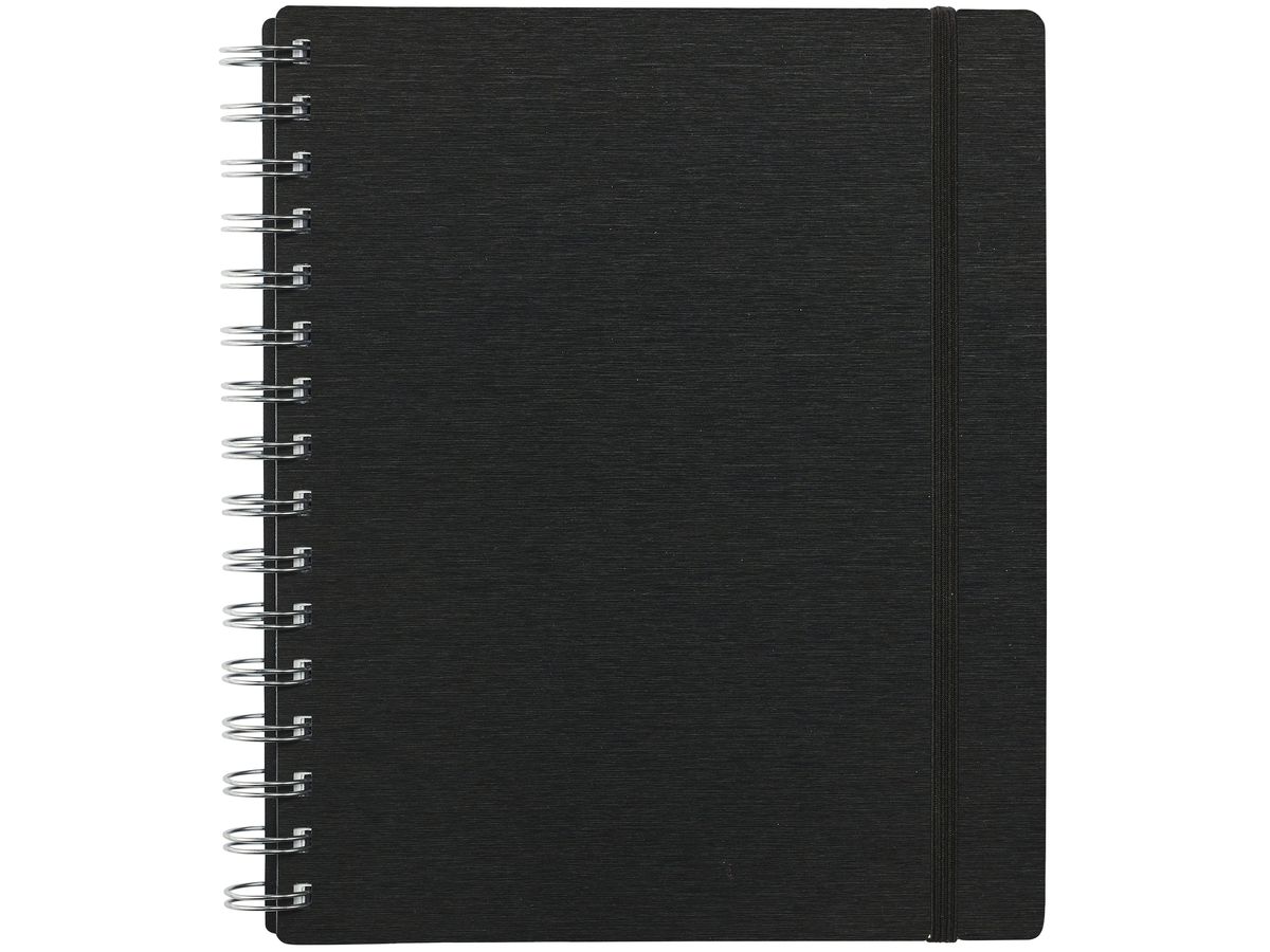 KOLMA Carnet LineaVerde A5 06.521.06 quadrillé, 70g/m2 noir (7611967060643)