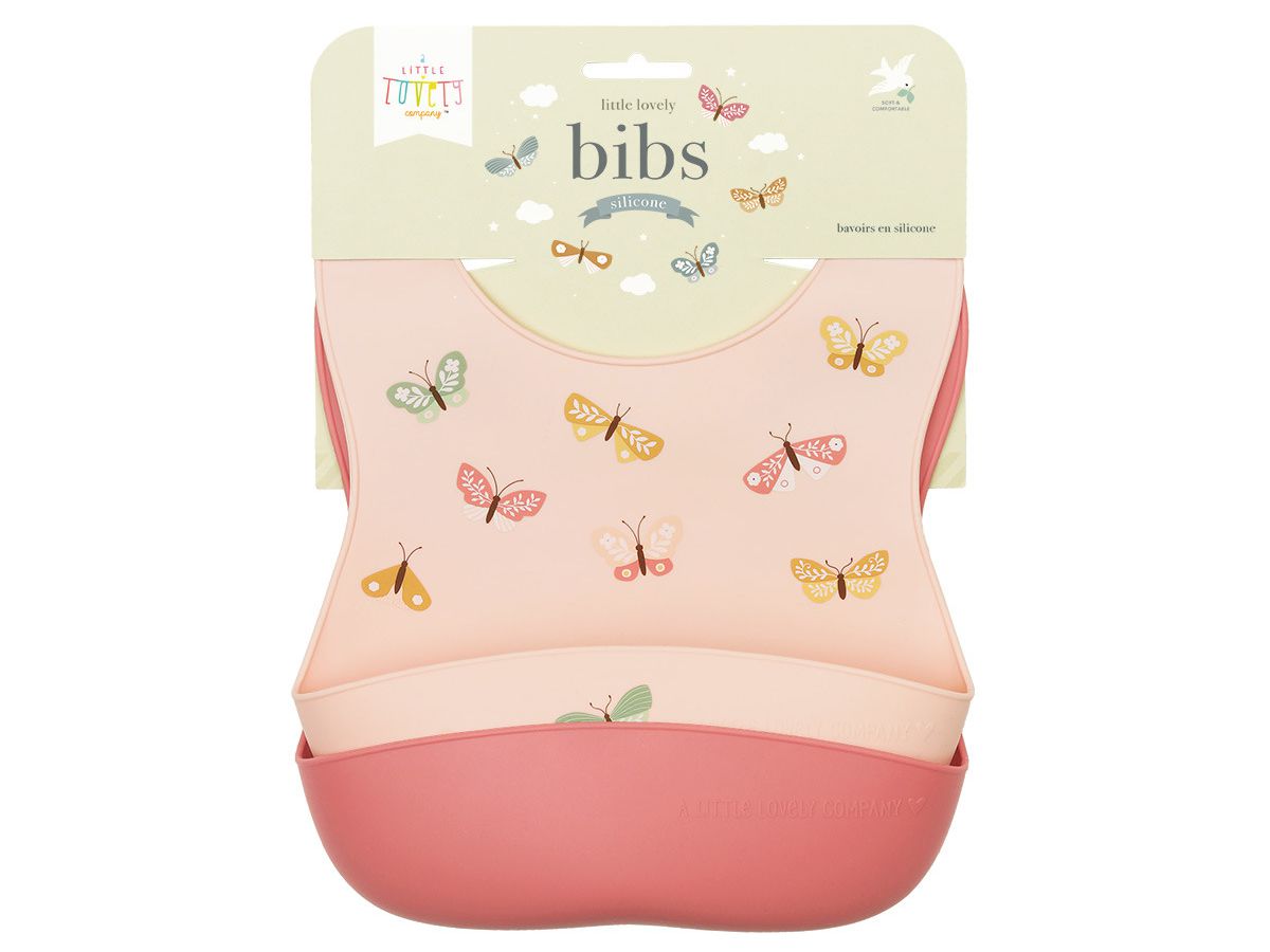 ALLC Bavoir en silicone 22x27cm SBBUPI05 Butterfly (8719715002637)