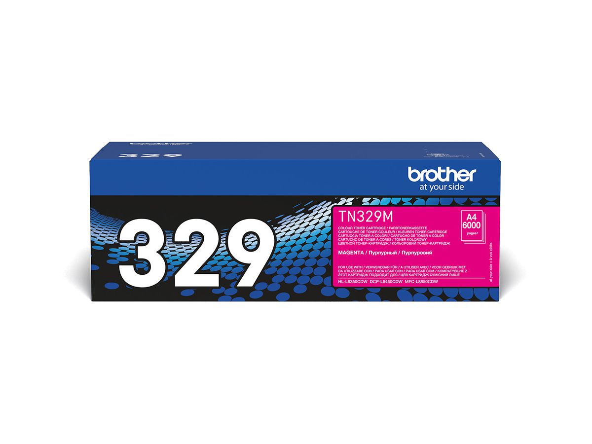 BROTHER Toner Super HY magenta TN-329M MFC-L8450CDW 6000 Seiten (4977766735070)