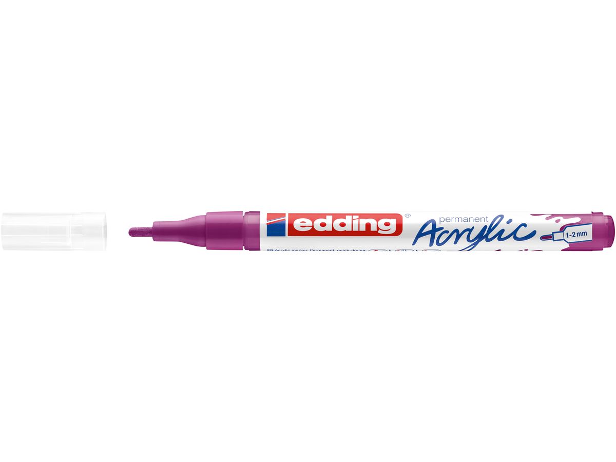 EDDING Acrylmarker 5300 1-2mm 5300-910 berry (4057305027764)