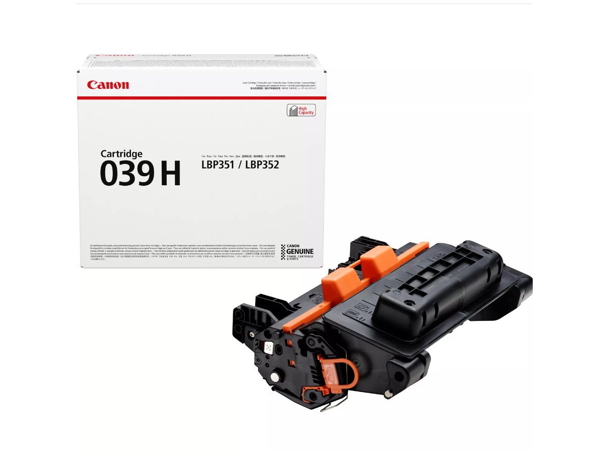 CANON Modulo di toner 039H nero 0288C001 LBP 351x/352x 25'000 pagine (4549292031492)