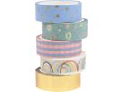 STEWO Washi Tape Set 2582515199 B-Day assorties 5 pièces (7630050886571)