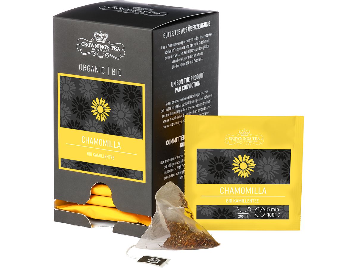 CROWNING'S Bio Chamomilla 106497 Pyramide 1.75g, 15 Stk. (7611259271283)