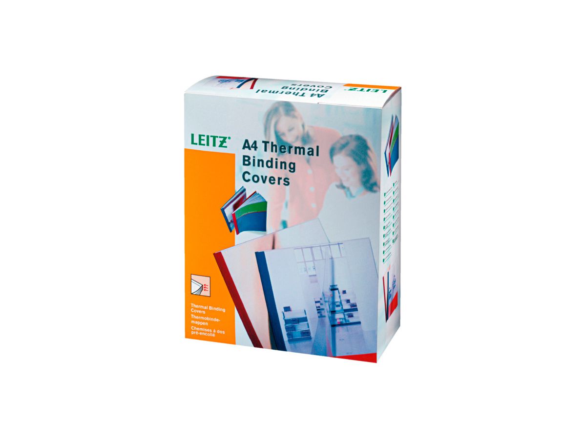 LEITZ Cartelline termiche A4 177160 bianco, 4mm 100 pezzi (5411313177160)