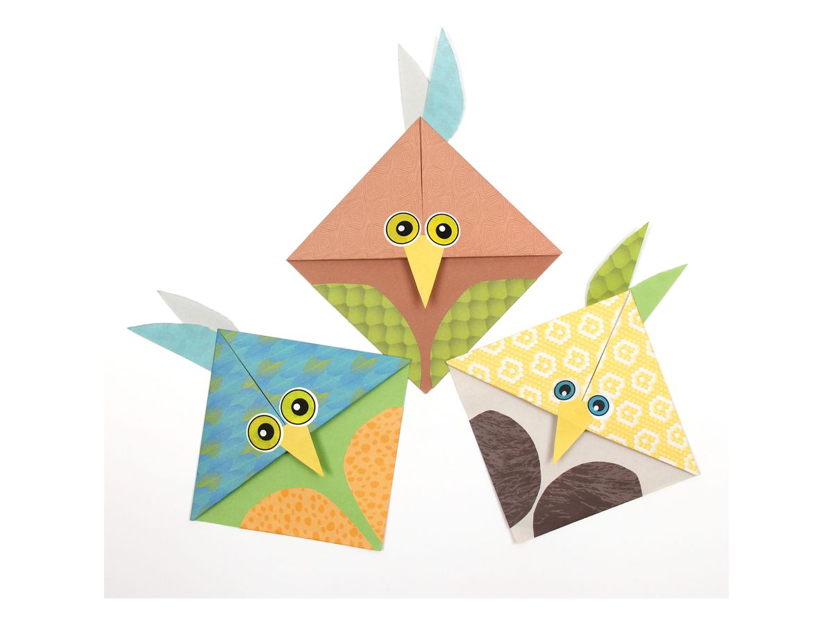 MANDARINE Fogli Origami 20x20cm 52504MD Lo zoo 70g 60 fogli (3065500525047)